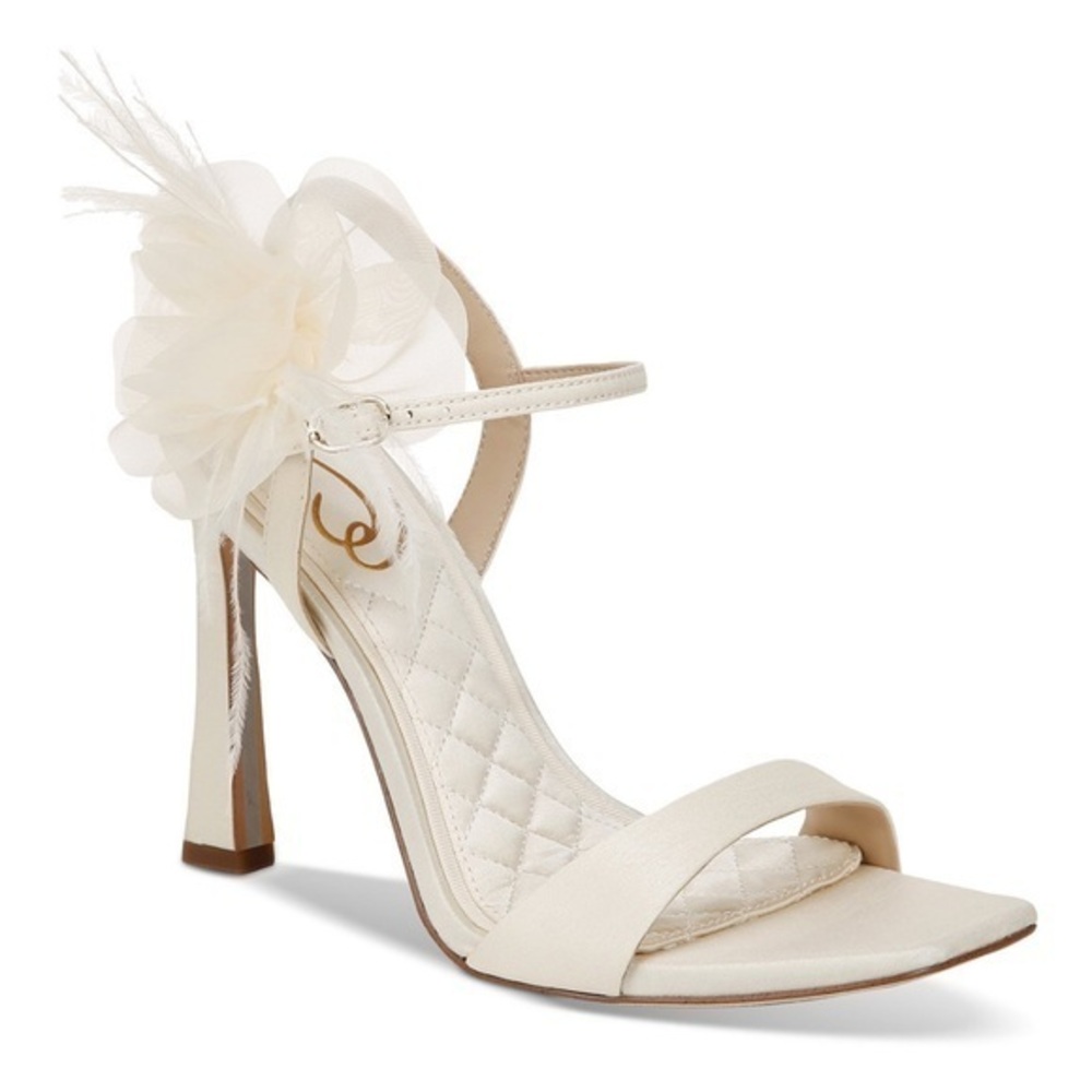 Sam Edelman Leana Cream Floral Heels